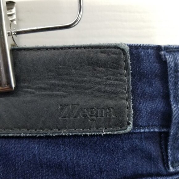 Z Zegna Jeans Dark Blue Slim Sz 36 - Picture 4 of 13